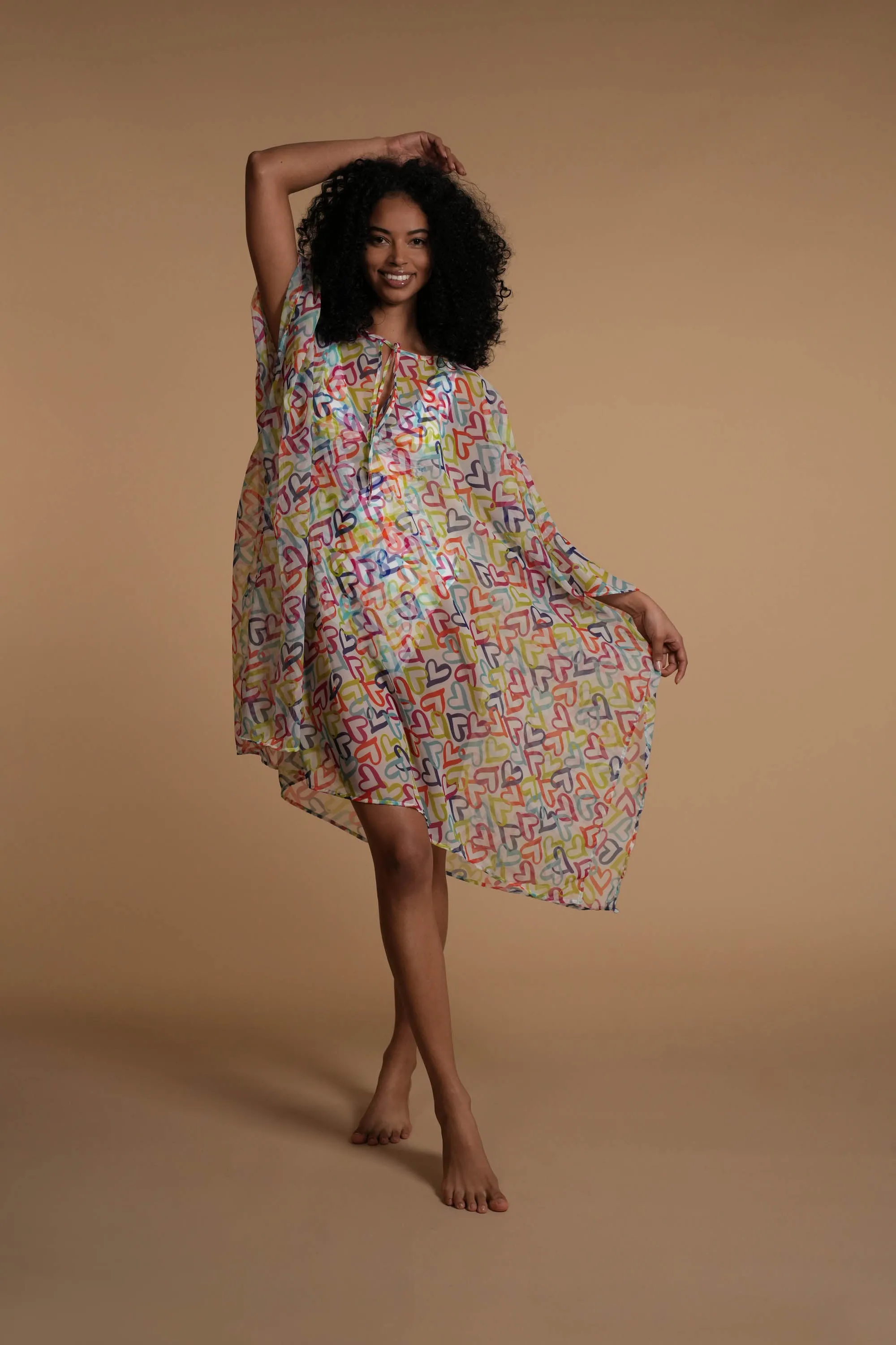 CHIFFON-FINA PRINTED COVER-UP sold by Chiara Boni product image thumbnail 3