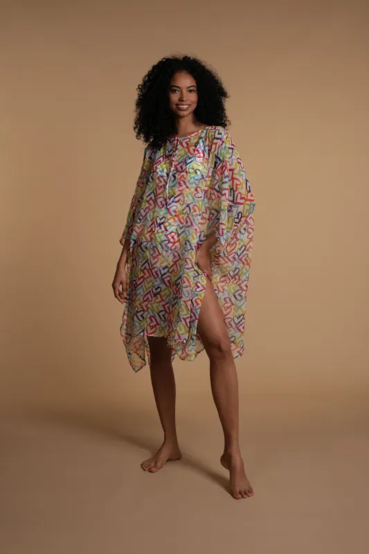 CHIFFON-FINA PRINTED COVER-UP made by Chiara Boni