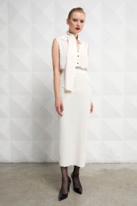 LUMINETTE MIDI SKIRT sold by Chiara Boni
