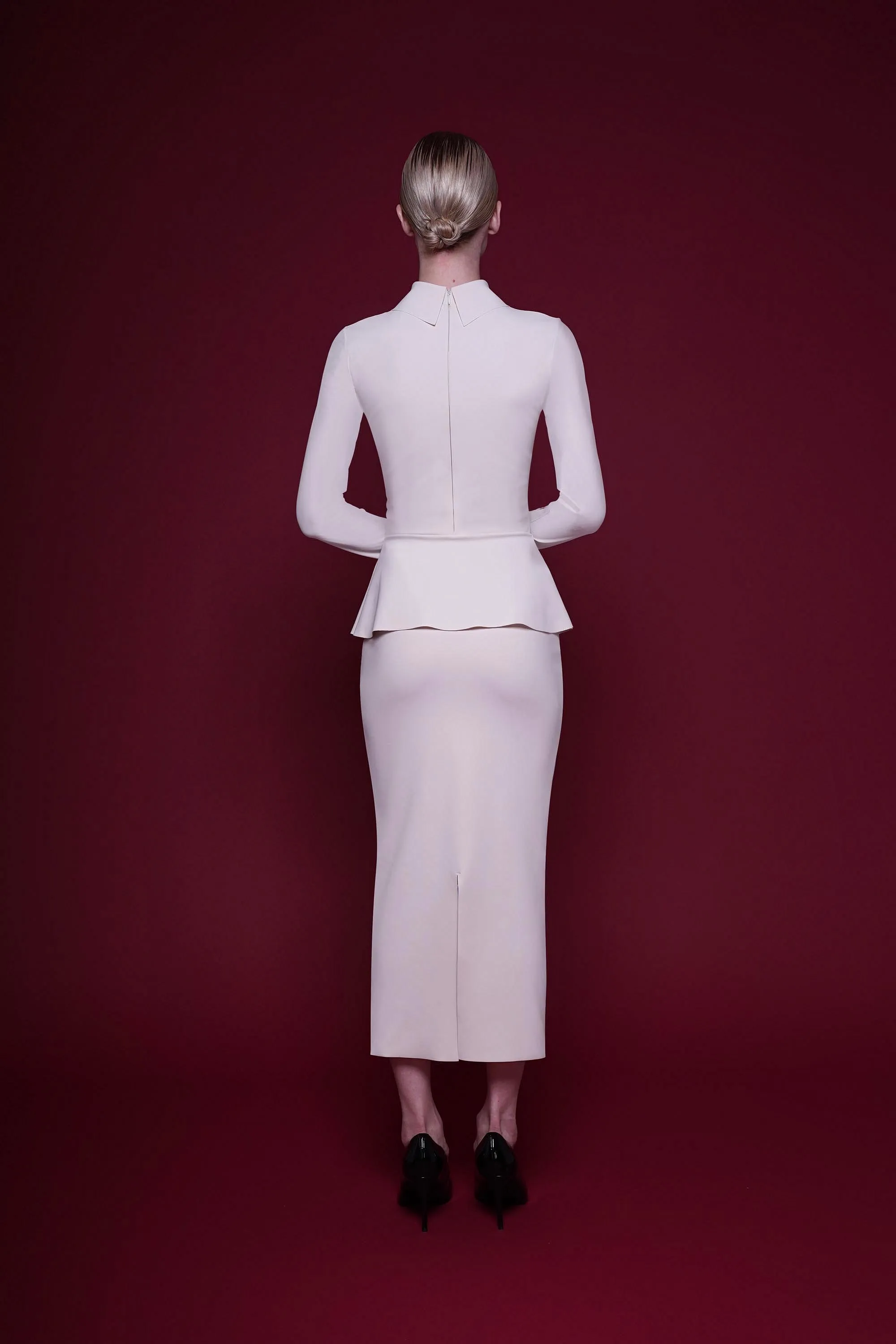 LUMINETTE MIDI SKIRT sold by Chiara Boni product image thumbnail 4