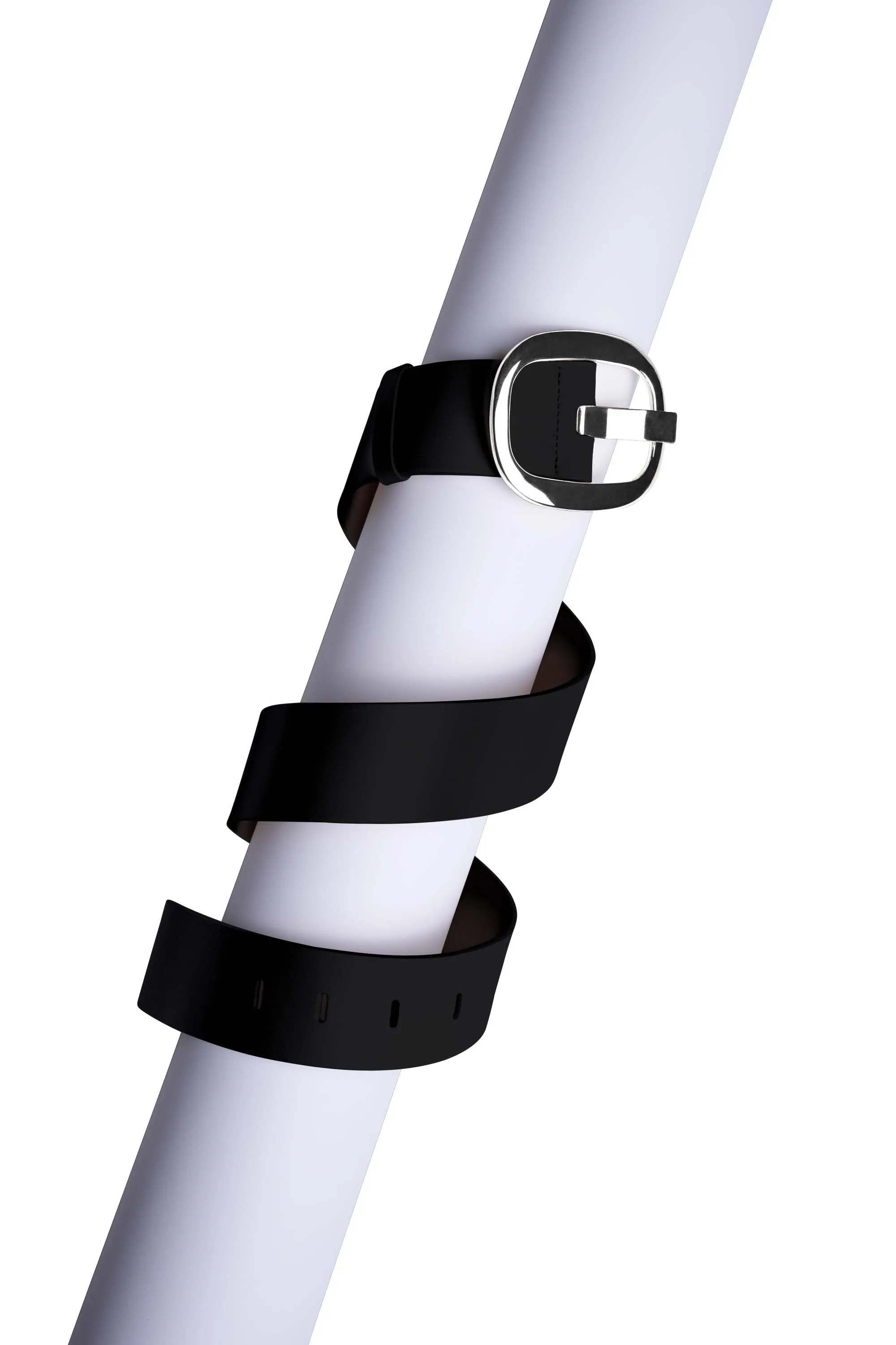 LEATHER BELT WITH METALLIC BUCKLE sold by Chiara Boni product image thumbnail 2