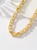 *Simie Chunky Egg Shell Link Chain Necklace sold by Chic Couture