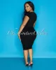 Laury Black Ribbed Crop Top & Skirt Sculpting Set sold by Chic Couture