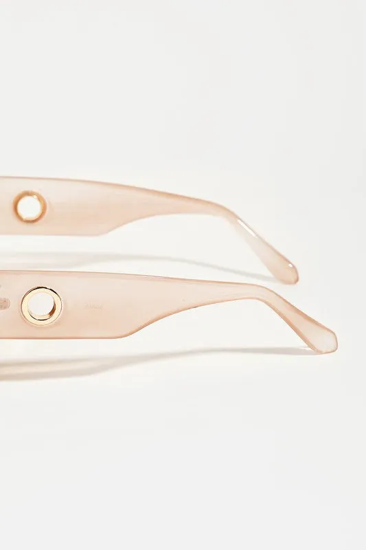 Kora Black Acetate Square Frame Sunglasses sold by Chic Couture product image thumbnail 2