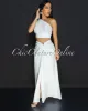 Ceci White Gold Accent Top & Skirt Two Piece Set sold by Chic Couture