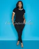 Sharana Black White Trim Crop Top & Leggings Ribbed Sculpting Set sold by Chic Couture