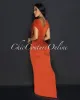 Violi Rust Off Shoulder Cut Out Maxi Dress (SHIPS 1/18/25) sold by Chic Couture
