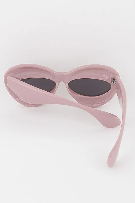 Laura Pink Balloon Sunglasses sold by Chic Couture product image thumbnail 2