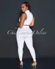 *Kristy Off-White Ribbed Crop Top & Leggings Sculpting Set sold by Chic Couture