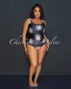 *Blake Black Gold Print Swimsuit & Cover Up Set sold by Chic Couture