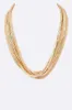 *Koko Mix Chain Layer Collar Necklace sold by Chic Couture