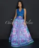 Aramis Purple Multi-Color Flower Top & Maxi Skirt Set sold by Chic Couture