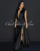 Leyla Black Sleeveless Silky Maxi Dress sold by Chic Couture