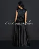 Leyla Black Sleeveless Silky Maxi Dress sold by Chic Couture