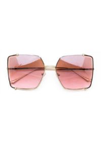 Alya Pink Big Frame Sunglasses sold by chic
