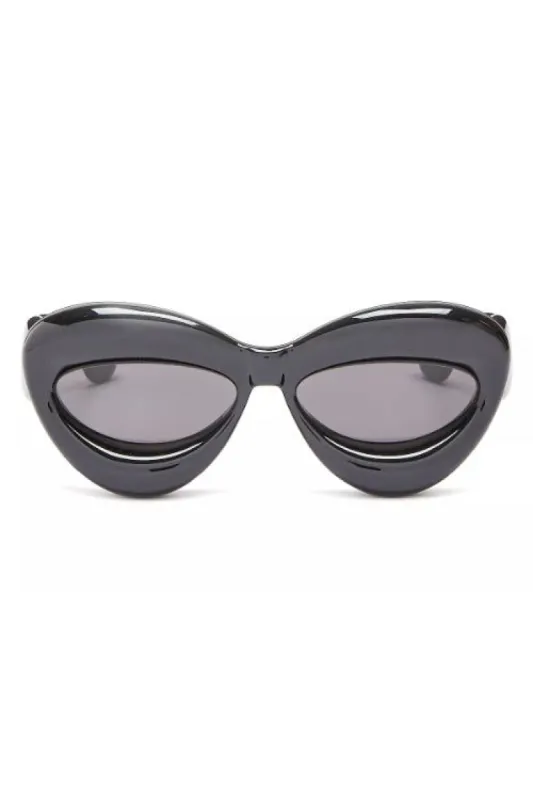 Laura Black Balloon Sunglasses sold by chic