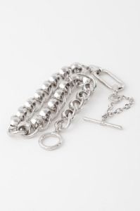 Kaylie Silver Curb Chain Necklace sold by Chic Couture