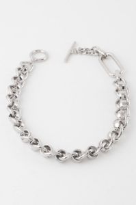 Kaylie Silver Curb Chain Necklace sold by Chic Couture