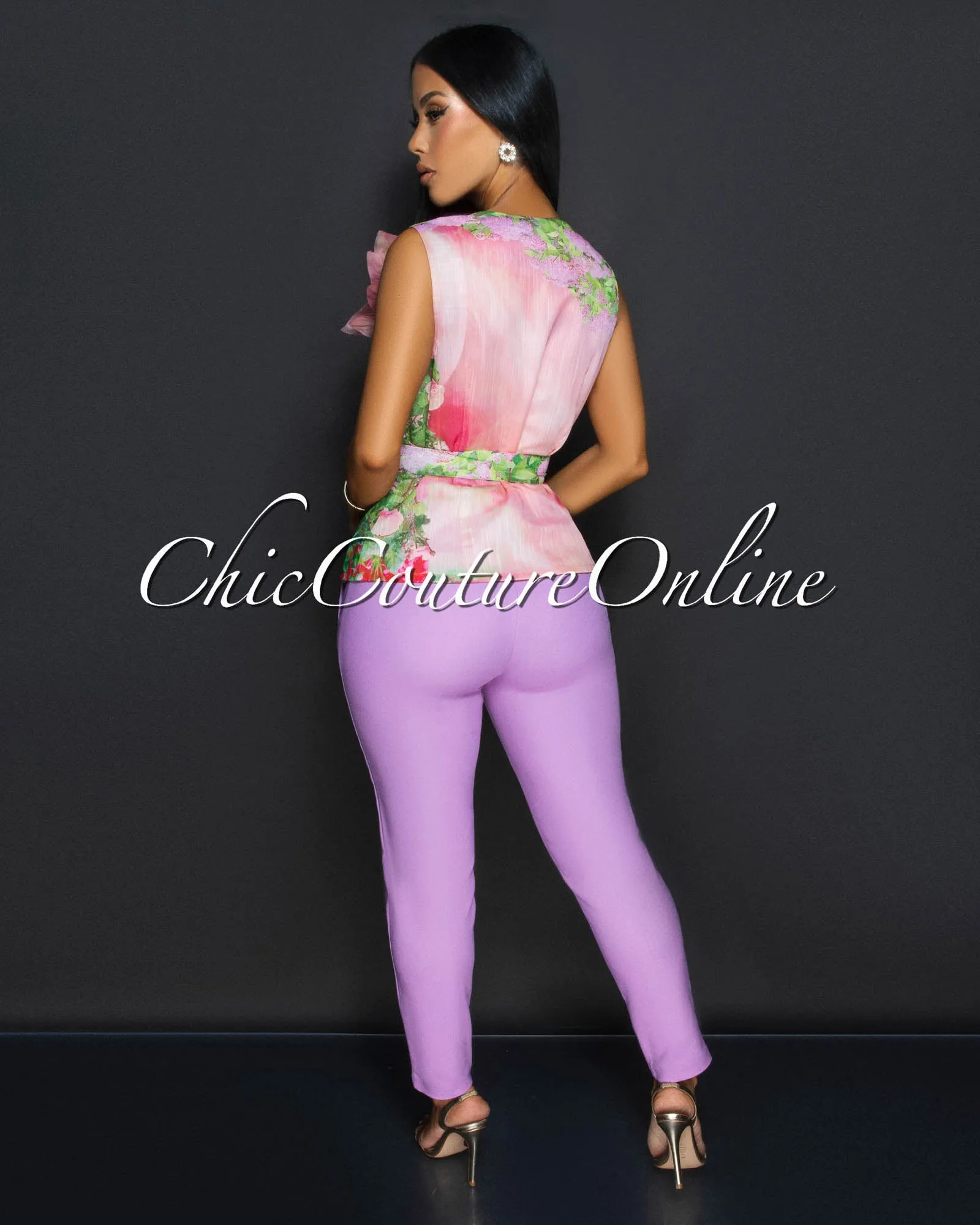 *Avril Lilac High Waist Skinny Pants sold by Chic Couture product image thumbnail 5