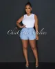 Dona White Sleeveless Tank Top sold by Chic Couture