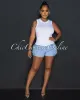 Dona White Sleeveless Tank Top sold by Chic Couture