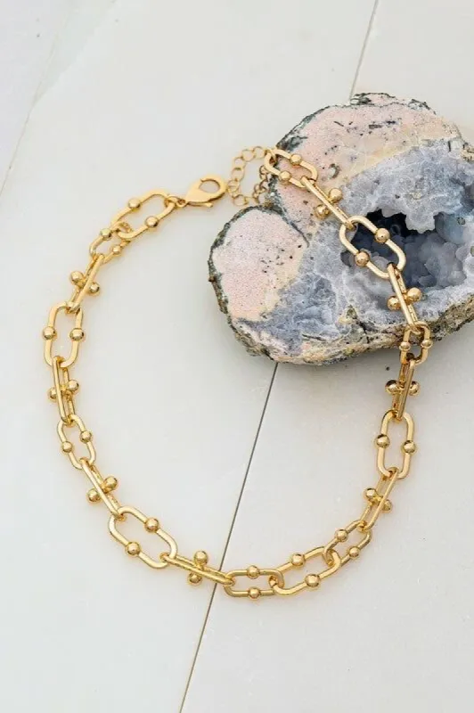Massy Gold Chunky Chain Necklace sold by Chic Couture