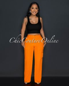 Radia Black Back Cut-Out Crop Top sold by Chic Couture