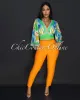Klarna Green Multi-Color Print Top sold by Chic Couture