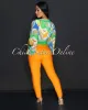Klarna Green Multi-Color Print Top sold by Chic Couture