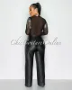 *Hellen Black Vegan Leather Pants sold by Chic Couture