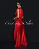 Leyla Burgundy Red Sleeveless Silky Maxi Dress sold by Chic Couture