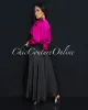 *Mallea Black Textured Silky Skirt sold by Chic Couture