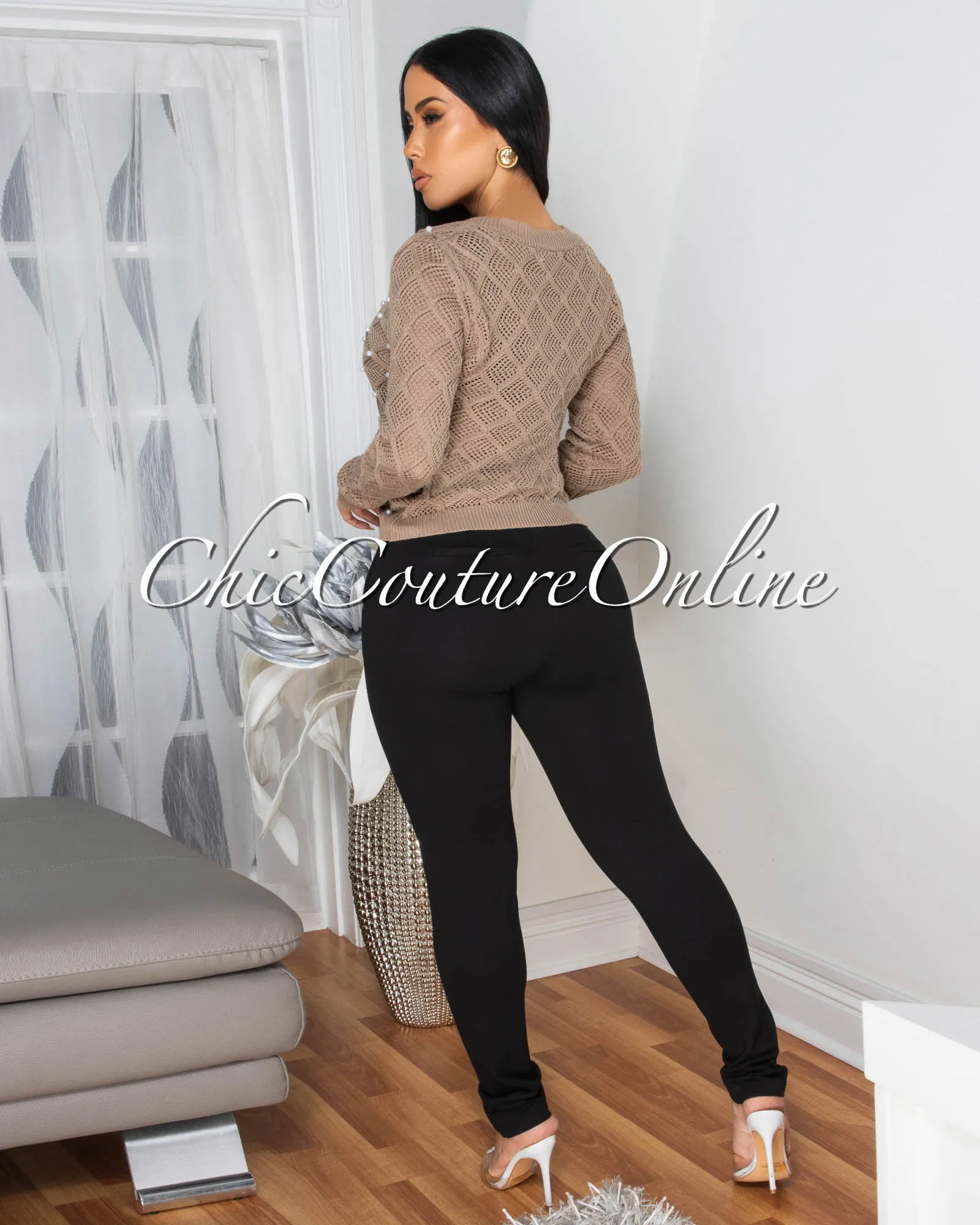 Opal Black Skinny Pants sold by Chic Couture product image thumbnail 3