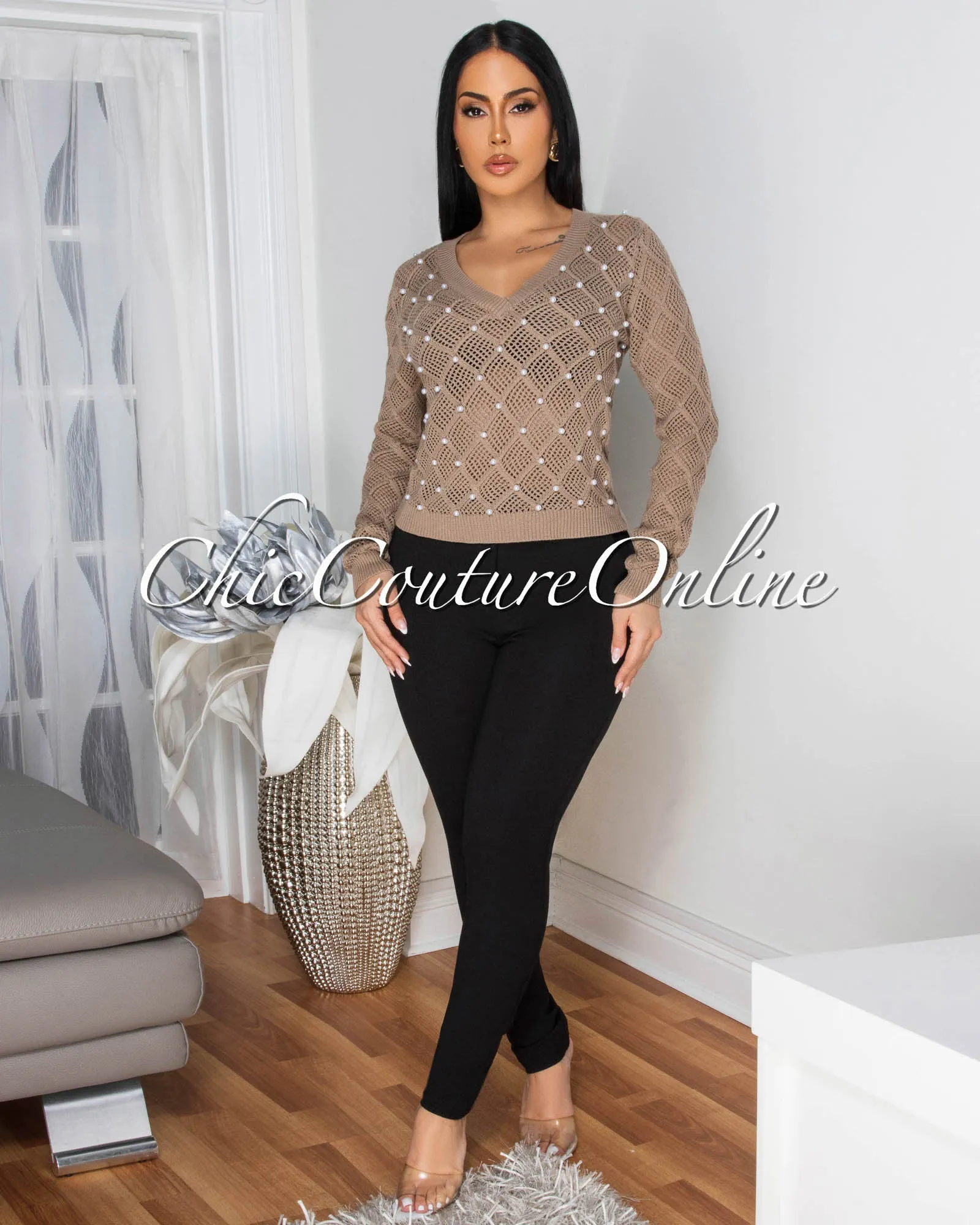 Opal Black Skinny Pants sold by Chic Couture product image thumbnail 2