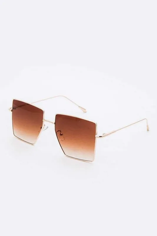 *Jaxyn Red Square Lens Iconic Sunglasses sold by Chic Couture product image thumbnail 2