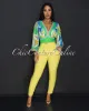 Avril Yellow High Waist Trouser Pants sold by Chic Couture