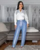 Westerly White Silky Blouse sold by Chic Couture