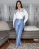 Westerly White Silky Blouse sold by Chic Couture