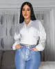 Westerly White Silky Blouse sold by Chic Couture
