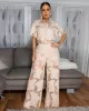 Florentia Nude Crochet Top & Pants Set sold by Chic Couture