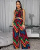 Layola Red Multi-Color Print Pants Set sold by Chic Couture