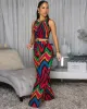 Layola Red Multi-Color Print Pants Set sold by Chic Couture