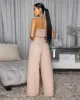 Callin Nude Linen Pants Set sold by Chic Couture