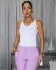 Maella White Ribbed Tank Top sold by Chic Couture