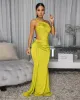 Freida Chartreuse Ruched Cut-Out Maxi Dress sold by Chic Couture