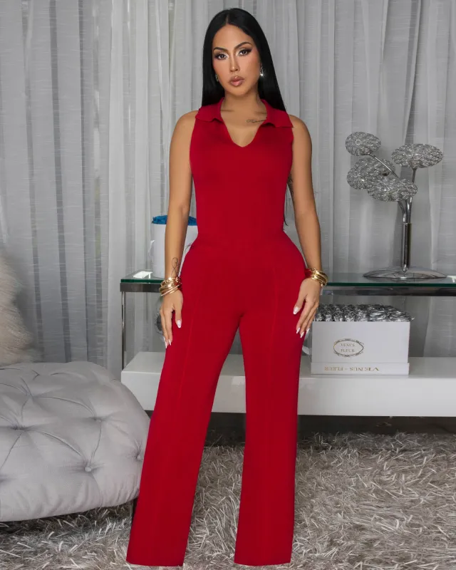 Zara Red Knit Pants Set (10/9/2025) sold by Chic Couture