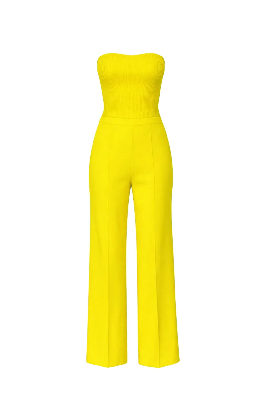 Riviera Yellow Knit Tank Top & Pants Set sold by Chic Couture product image thumbnail 4