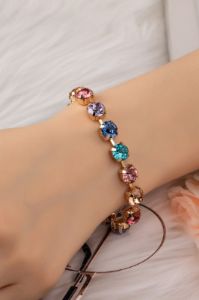 Amaya Multicolor Gemstone Bracelet sold by Chic Couture