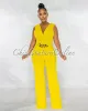 *Aimee Lime Pleated Bust Gold Link Jumpsuit sold by Chic Couture