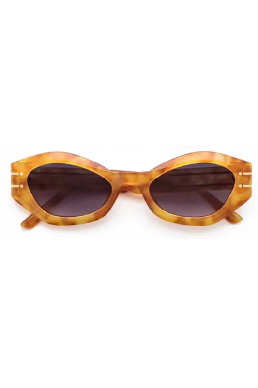 Ellis Tortoise Retro Sunglasses sold by Chic Couture
